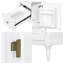 30" freestanding bathroom vanity with ceramic sink-1927720492