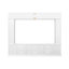 Entertainment Center With Clear Tempered Glass Doors For Visible And Safe Item Storage Modern One Wall Unit Tvs, Books, Wine