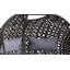 Chaise suspendue en osier et tissu Vasant