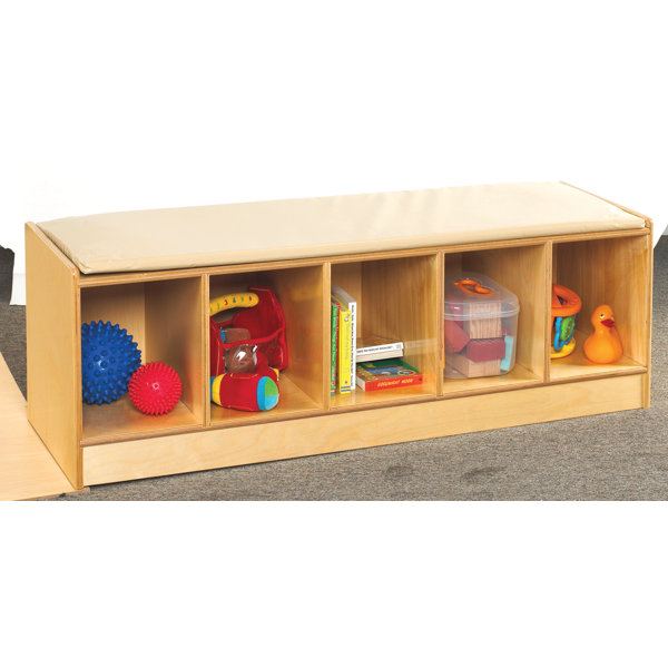 Childcraft Natural Reading Bench with Storage | Wayfair