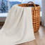 Jeté 100% coton Blue Nile Mills - Jacquard à rayures diagonales - Accent léger toutes saisons-119023523-119023522