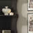 Five Shelf Corner Bookcase Rounded Shelf Fronts Quarter Circle Red Cocoa Color