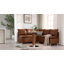 Banquette d'angle modulaire avec rangement, siège d'angle rembourré-1146126543
