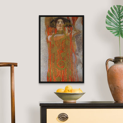 «Hygieia, 1900 7 Détail de la médecine» par Gustav Klimt, reproduction sur toile