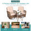 Ensemble de chaises berçantes pivotantes 3 pièces Vreeland-1082388653-1176389727