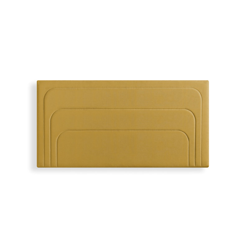 Upholstered Headboard, Mustard, Kingsize (5')