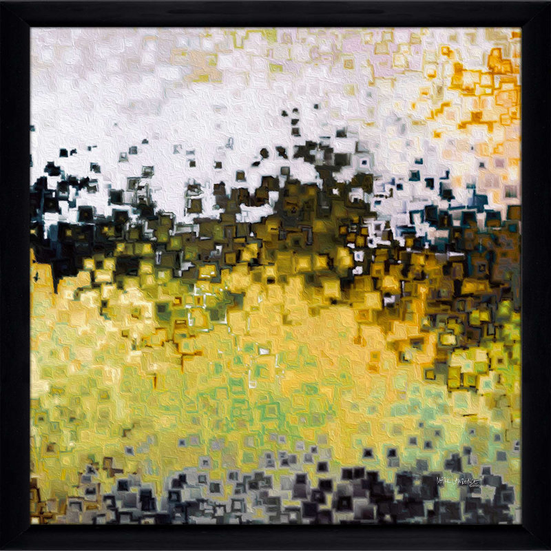 «Mark 16: 6 He Is Risen» par Mark Lawrence - reproduction, H 25,5 po x l 25,5 po x P 1 po, Cadre noir