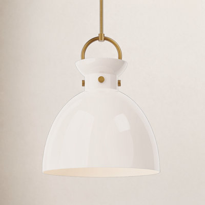 Tinka Single Light Glass Steel Pendant