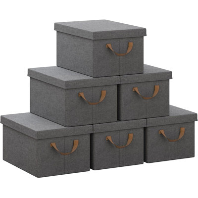 17 Stories Wool / Felt Decorative Bin