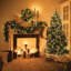Artificial 9' LED Mixed Pine Christmas Garland with Pinecones, Green