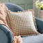 Maude Gingham Cotton Piped Cushion-103878144-121727633
