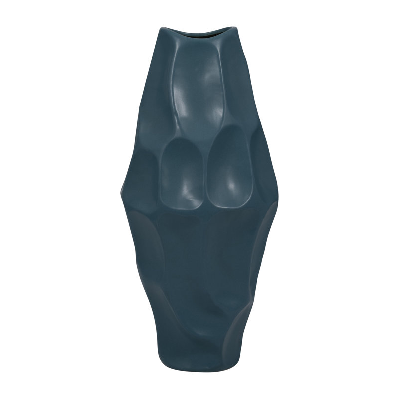 Antwerp Handmade Table Vase, Teal, 21" H x 9" W x 9" D