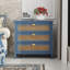 Commode 3 tiroirs en rotin