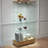 Modern Glass Display Cabinet With 2 Large Drawers-1760742071