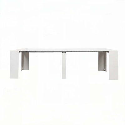 118.11" Large Extendable Kitchen Dining Table