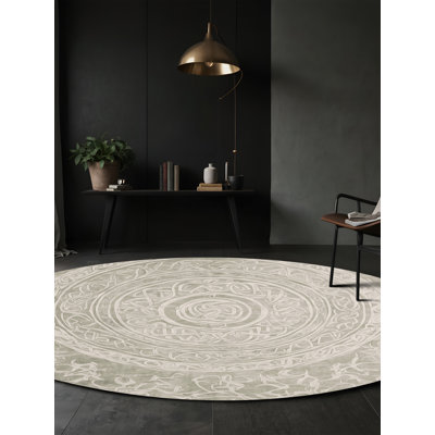 Tapis beige lavable à la machine