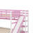 Full-Over-Full Castle Style Bunk Bed With Drawers,Shelves And Slide-1510944216-1532057769