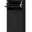 Armoire de rangement pour chaussures étroite avec 3 tiroirs rabattables et tablettes réglables, range-chaussures