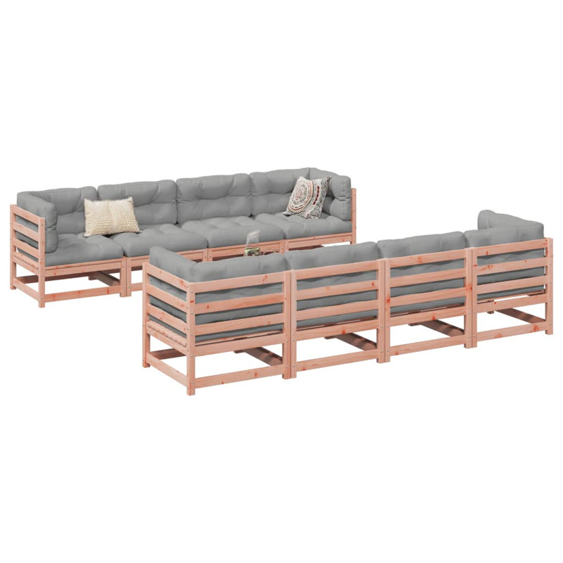 Kristiana 70cm Wide Rectangle Patio Sofa, Brown, Grey