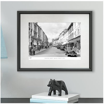 Newton Abbot, Queen Street C1955 by Francis Frith - Single Picture Frame Print