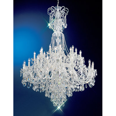 40 - Light Tiered Chandelier
