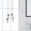 Luminaire suspendu cylindrique 4 lumières DEL Andromedae-1522829695