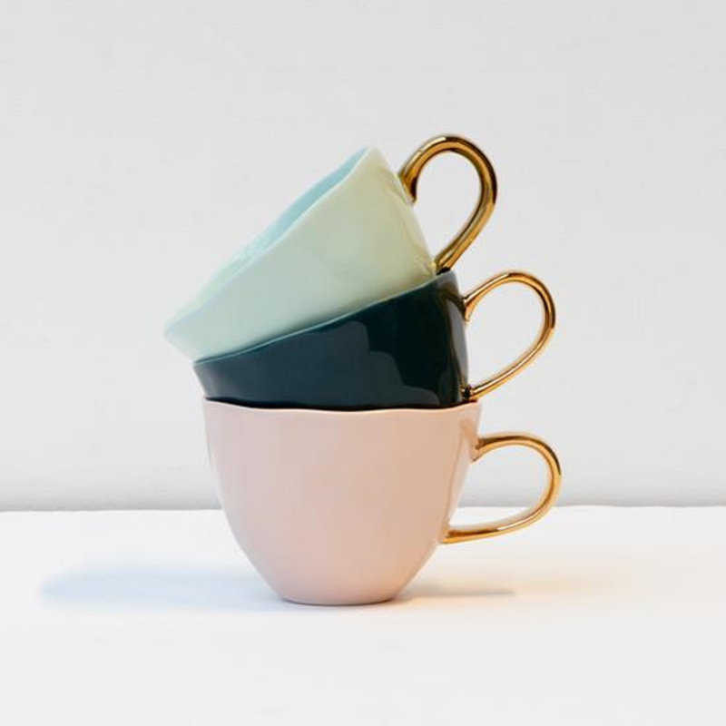 Tasse du matin, Bleu vert
