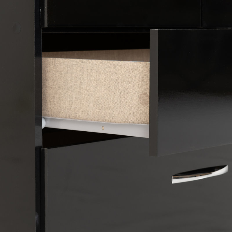 Cascio 3 Door Wardrobe, Black
