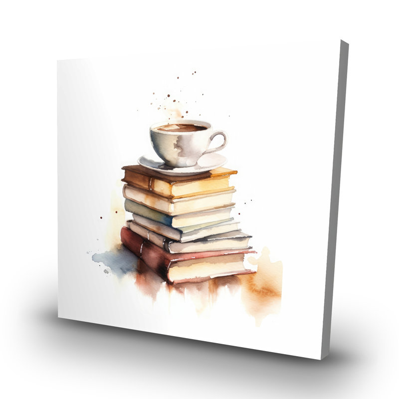 Relaxing coffee - 32"x32" art on canvas