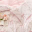 Ensemble d'édredon rose à motif floral Sweet Bow Decor-126770453