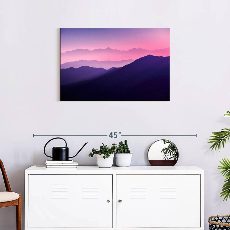 Gradient Mountain, 20" H x 30" W