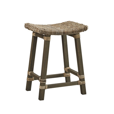 Ancroft Bar Stool with Solid Wood Frame
