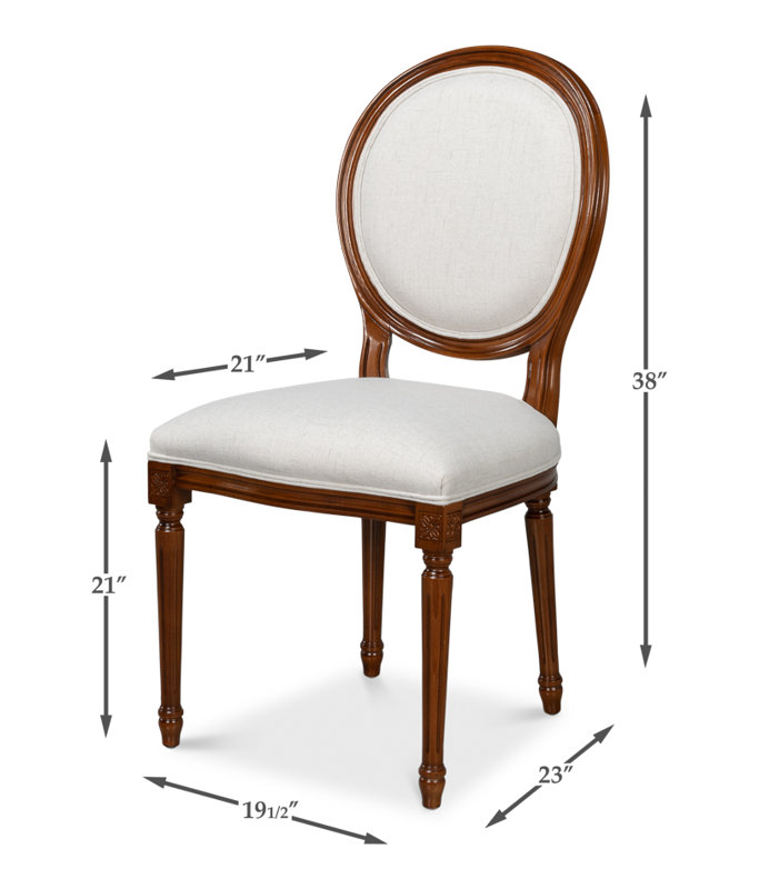Hugo Upholstered Dining Chair, Brown