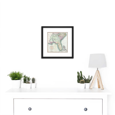 Map 1806 Cary Carolinas Georgia Florida - Single Picture Frame Print