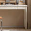 Bureau d'écriture avec rangement en bois d'hévéa blanc doux-1118076802