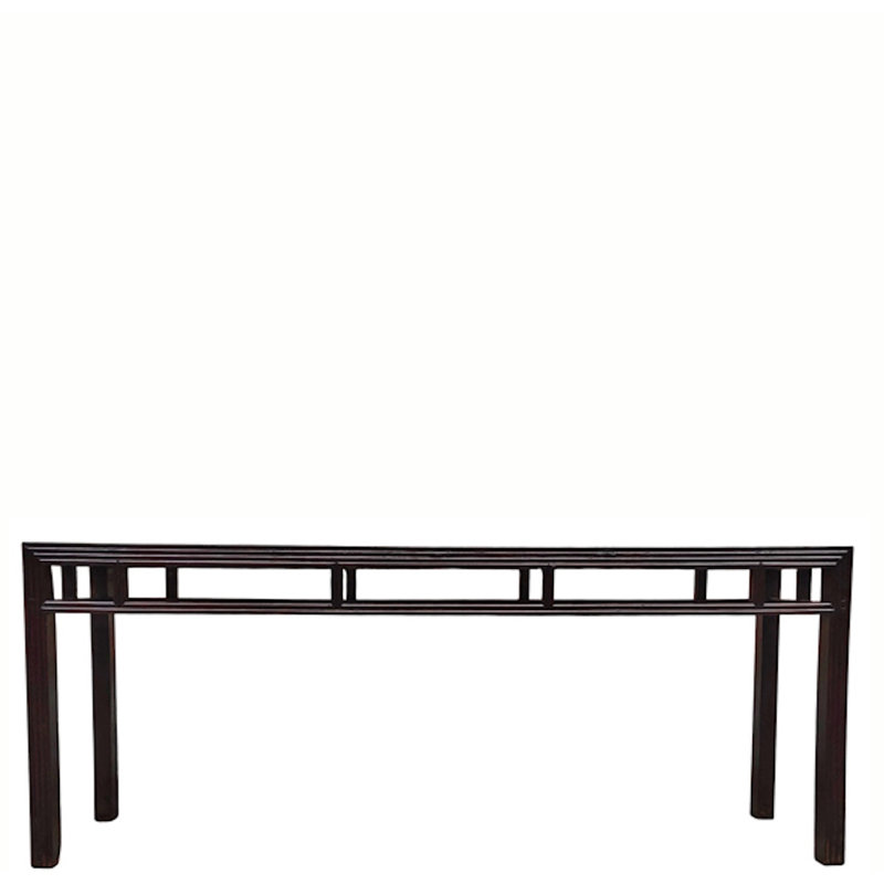88.2 in. Solid Wood Console Table