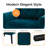 Modern Soft Material Ergonomics Accent Chair Living Room Chair Bedroom Chair Home Chair With Black Legs For Indoor Home,Upholstered,Soft And Durable-116789383