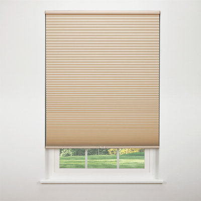 Cordless Standard Blackout Cellular Shade Muslin (Arrives 1/4" Narrower)