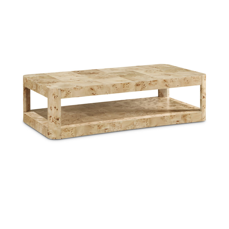 Damante Coffee Table, Burl