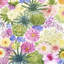 Paquet de fleurs exotiques - feuilles, impression encadrée verte