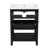 24" Modern Sleek Bathroom Vanity Elegant Ceramic Sink With Solid Wood Frame Open Style Shelf, Bathroom Vanity-468521328
