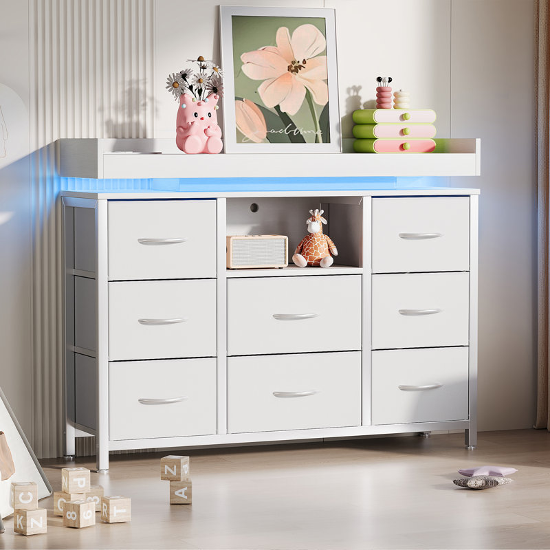 Rectangle Accent Chest, White