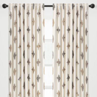 Paire de rideaux occultant avec passe-tringle Landin 3-en-1 Landin