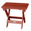Chaise Adirondack pliante en plastique / résine avec repose-pieds / table Anette-332790809