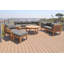 Monterey Outdoor 7 - Piece Teak Conversation Set-1141474676-1188766334