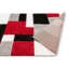 Tapis rouge / noir à poil long Cobina-48657675