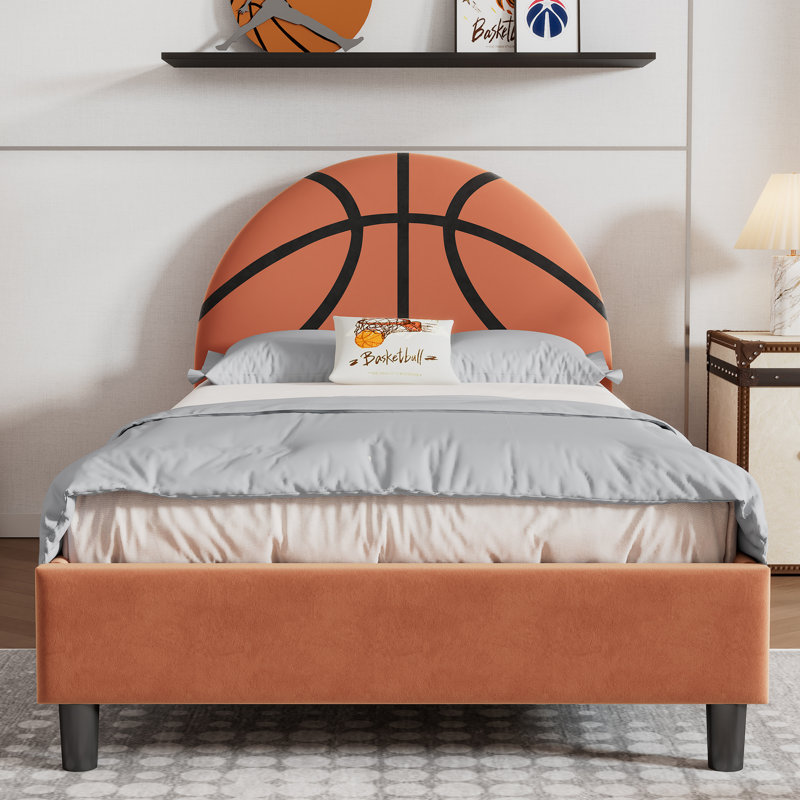 Upholstered Bed Basketball Style