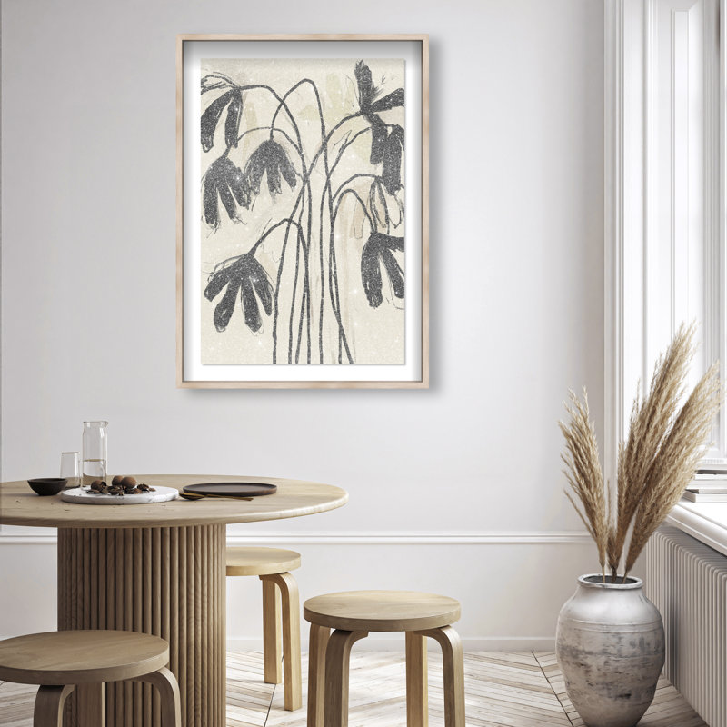 Tree Abstract Studio Print by Oliver Gal, 16.5"H x 11.5"W, Natural Oak Shadowbox