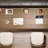 Nut-brown Rectangular Solid Wood writing desk-117867028