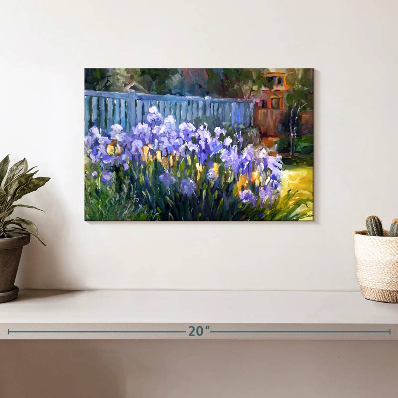 Fleurs Harisk Iris, H 8 po x l 12 po